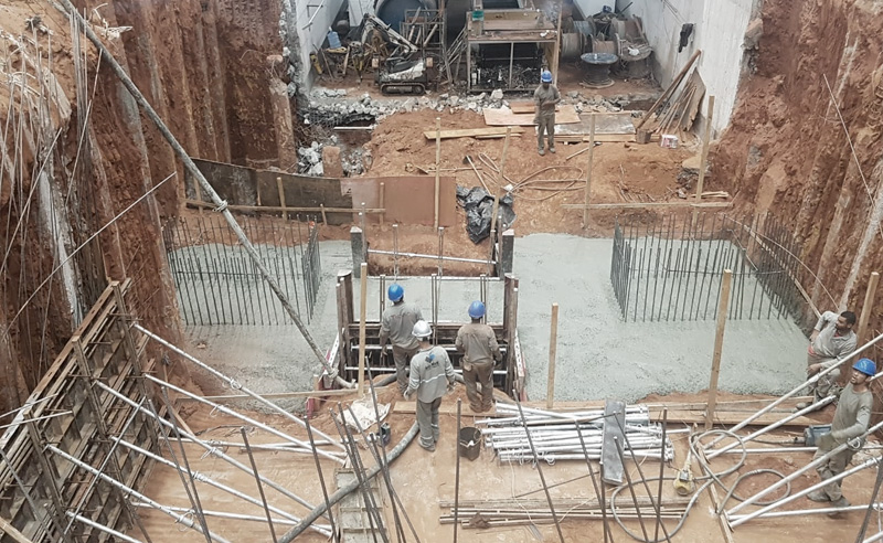 igas baldrame e cintamento de fundação industrial - Tecsolo